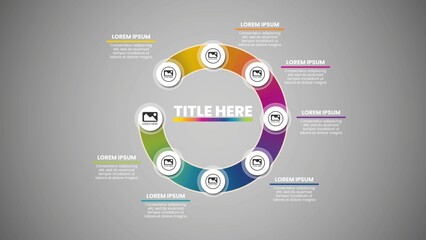 Gradient Round Wave Data Visualiser Graph