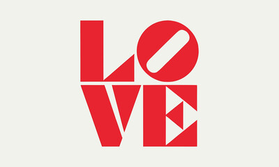 Bold Love Typography Poster