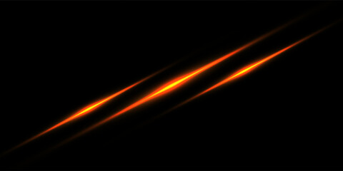 Bright yellow horizontal light beam on a black background.