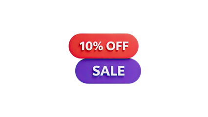 10% Off Sale Banner