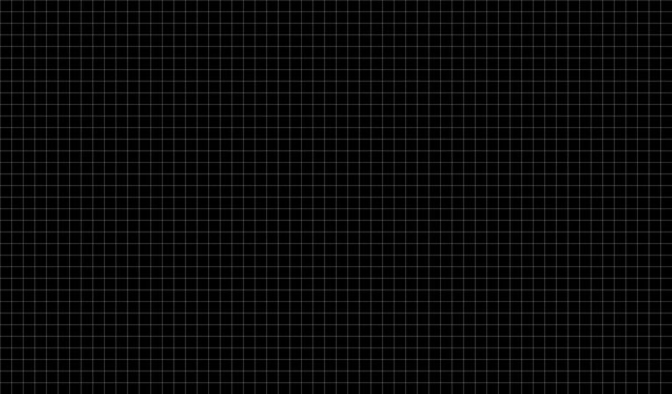 Minimal black grid pattern on black background with thin white lines.