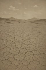 dry cracked earth