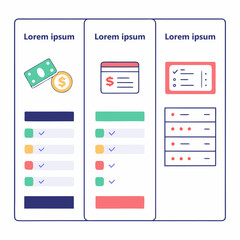 SaaS Pricing Subscription Graphic Resources Vector Elements