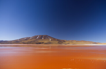 View of Laguna Colorada, Bolivia