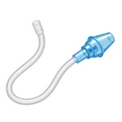 Medical nasal aspirator with flexible tube