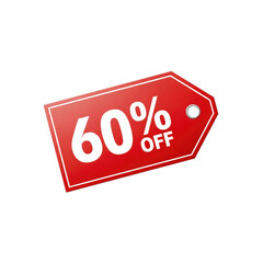 60% Off Sale Tag