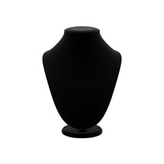 Necklace display bust on Transparent Background