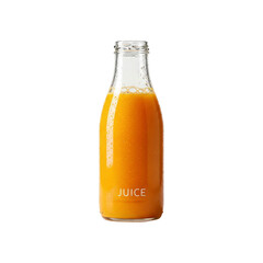 Bottle of fresh orange juice