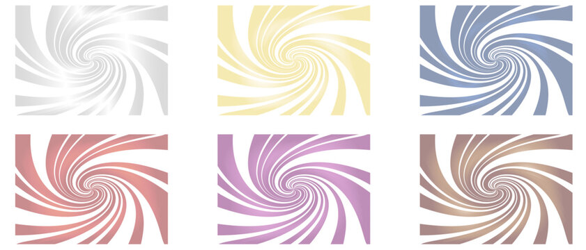 Abstract background. Funky ray elements, circle motifs.Starburst optical effect with dramatic, graphic, and modern appearance.curving outward in a smooth. Vector template on a transparent background