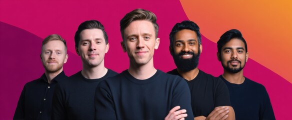 The tech startup team passionately unveils their groundbreaking product launch event with excitement.