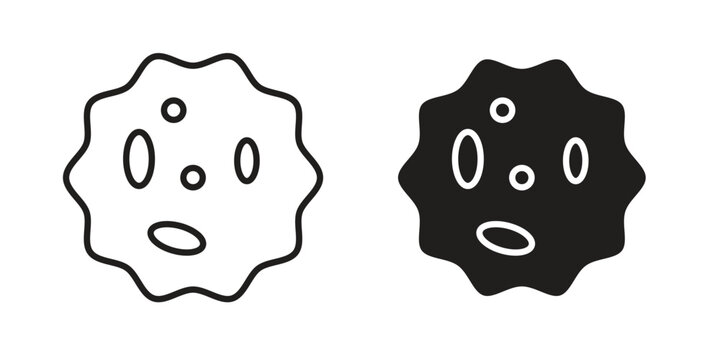 Microorganism icons logo design, Pictogram Icons