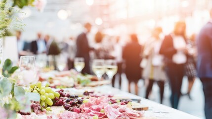 capture a vibrant display of delicious food items in a bustling cafeteria setting with a softfocus background creating a dynamic composition