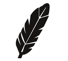 vector illustration of feather