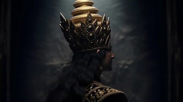 Epic cinematic video inspired by a mythological demon king figure based on Ravan