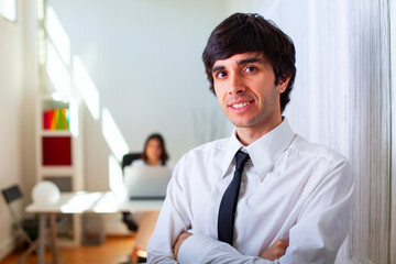 Businessman at the office