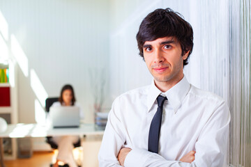 Businessman at the office