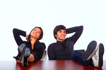 Successful business team