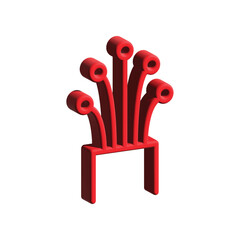 Cable icon design template