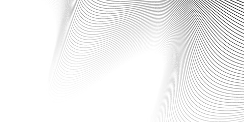 Vector illustration of gray line pattern with abstract background. EPS10. Beautiful and modern curved lines.