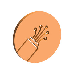 Cable icon design template