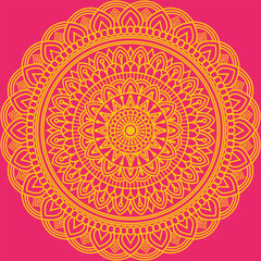 Decorative Mandala Pattern Art | Abstract Floral Geometry Ornament | Sacred Boho Symmetry Vector | Spiritual Decorative Artwork for Meditation and Interior Design