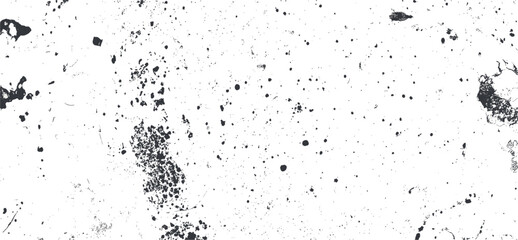 Obraz premium Abstract black grunge vector background with ink splatters, paint drops, grain texture and distressed spray for creative design