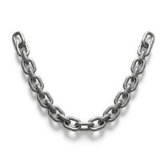 Obraz premium Metal chain with connecting links