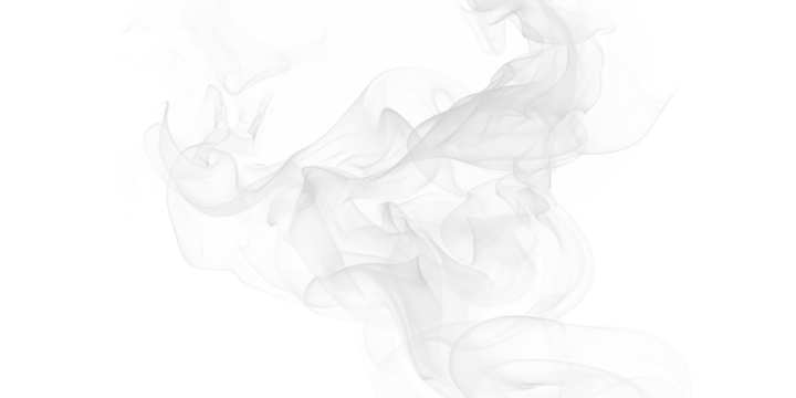 Elegant white smoke flowing dynamically on a black background abstract ethereal vapor texture isolated graphic element - Powered by Adobe