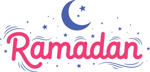 Elegant Ramadan Calligraphy Vector Lettering