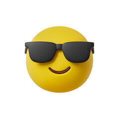 Cool Emoji with Sunglasses