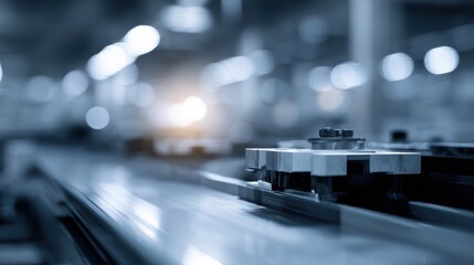 Advanced manufacturing process with automated machines and digital monitoring systems