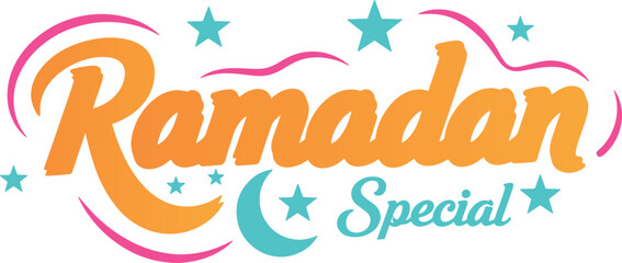 Elegant Ramadan Calligraphy Vector Lettering