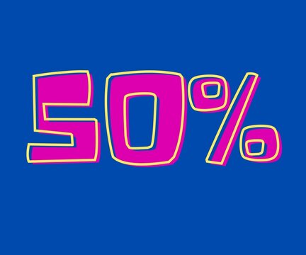 50% off, 50%, percent logo, logo percent , dicount logo, discount offer