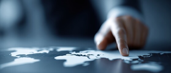 Executive-level business planning scene, international expansion roadmap with milestones and global opportunity insights