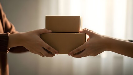 Empowering women on international women's day through symbolism of support and delivery