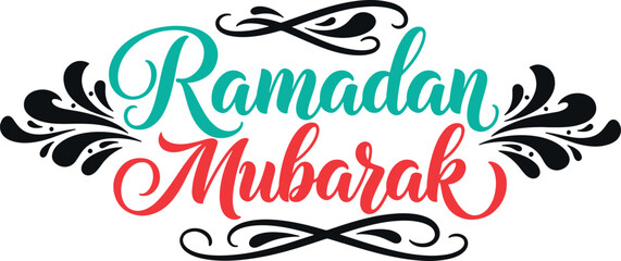 Elegant Ramadan Calligraphy Vector Lettering