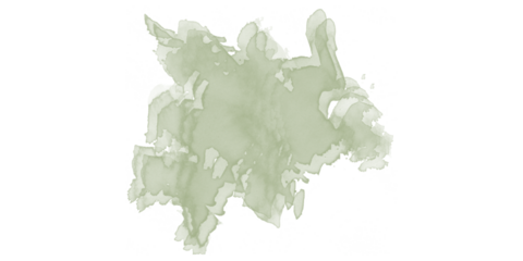 Soft green watercolor paint cloud with organic texture creating gentle abstract background for modern artistic design