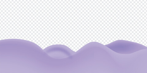 Purple wavy landscape