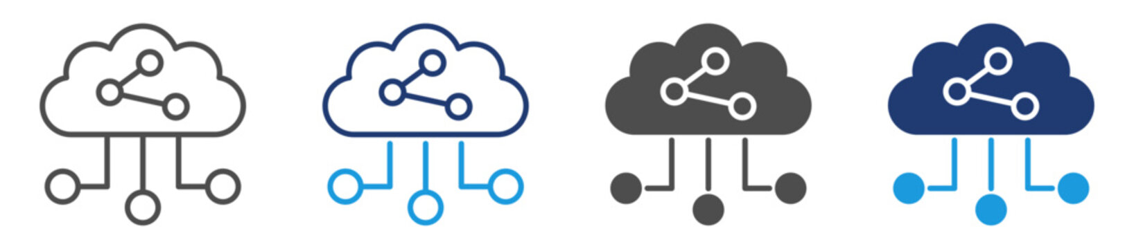 data sharing icon sheet multiple style