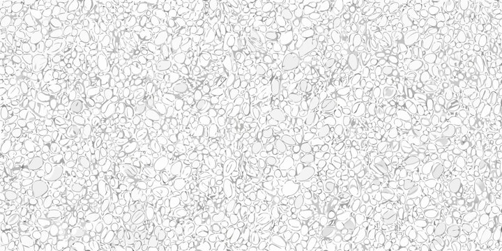 A monochrome texture of small rounded pebbles covering the entire frame