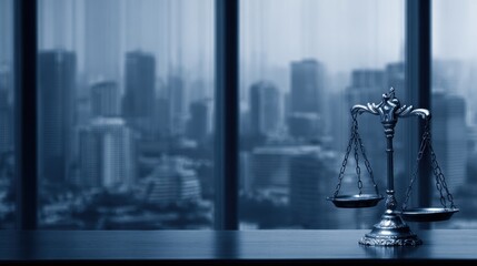 Corporate Legal Support Setting With Open Space and Clear View of City Skyline During Daytime Hours