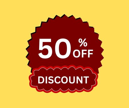 50% OFF, 50%, Percent, percent logo, 50% logo, discount logo, offer logo