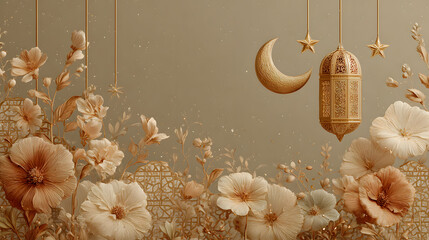 ramadan kareem style editable template background minimalist and islamic style eid mubarak iftar party.