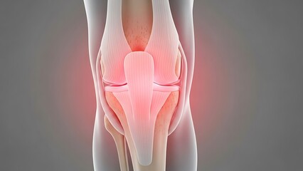 Knee Joint Pain: Anatomical Illustration