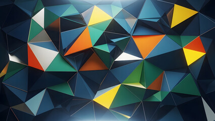 abstract background with triangles