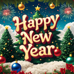 Christmas background amp happy new year