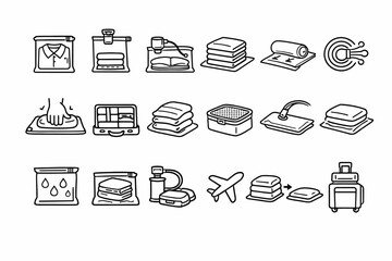 Illustrated guide to efficient travel packing and storage techniques
