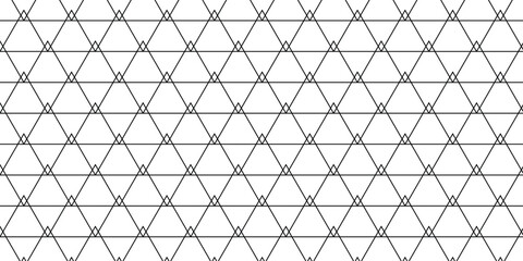 Fototapeta premium simple black outline triangle pattern for banner poster background.