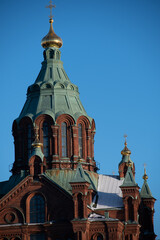 The Finnish Orthodox Cathedral at Helsinki Finland