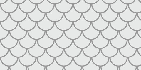 simple grey fish scale pattern for banner poster background. © kowsar